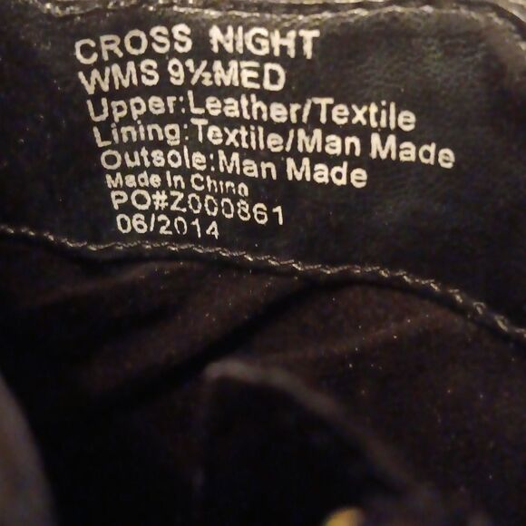 NEW Kenneth Cole Reaction Cross Night Women's Black Leather Ankle Boots - Picture 3 of 11